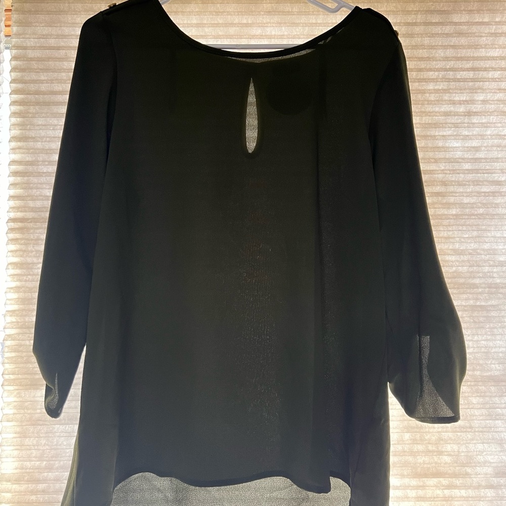 Olive green blouse